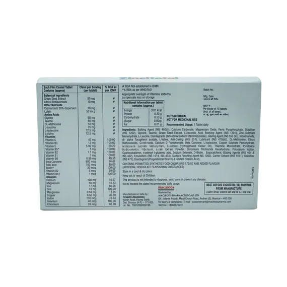 zincitotal tablet 10's